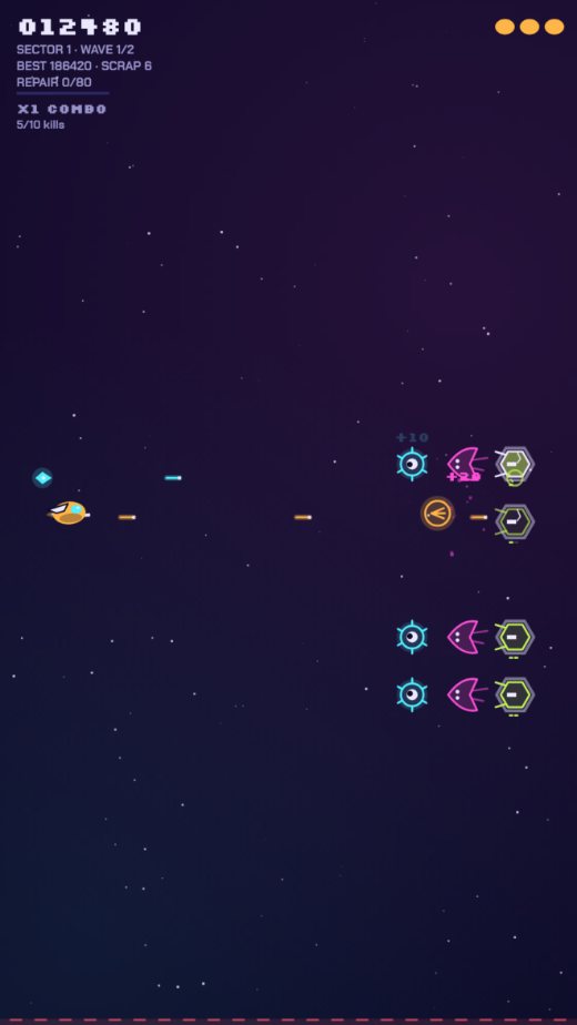 An alien swarm in formation